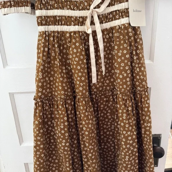 Bohme Brown Floral Dress - Picture 3 of 5